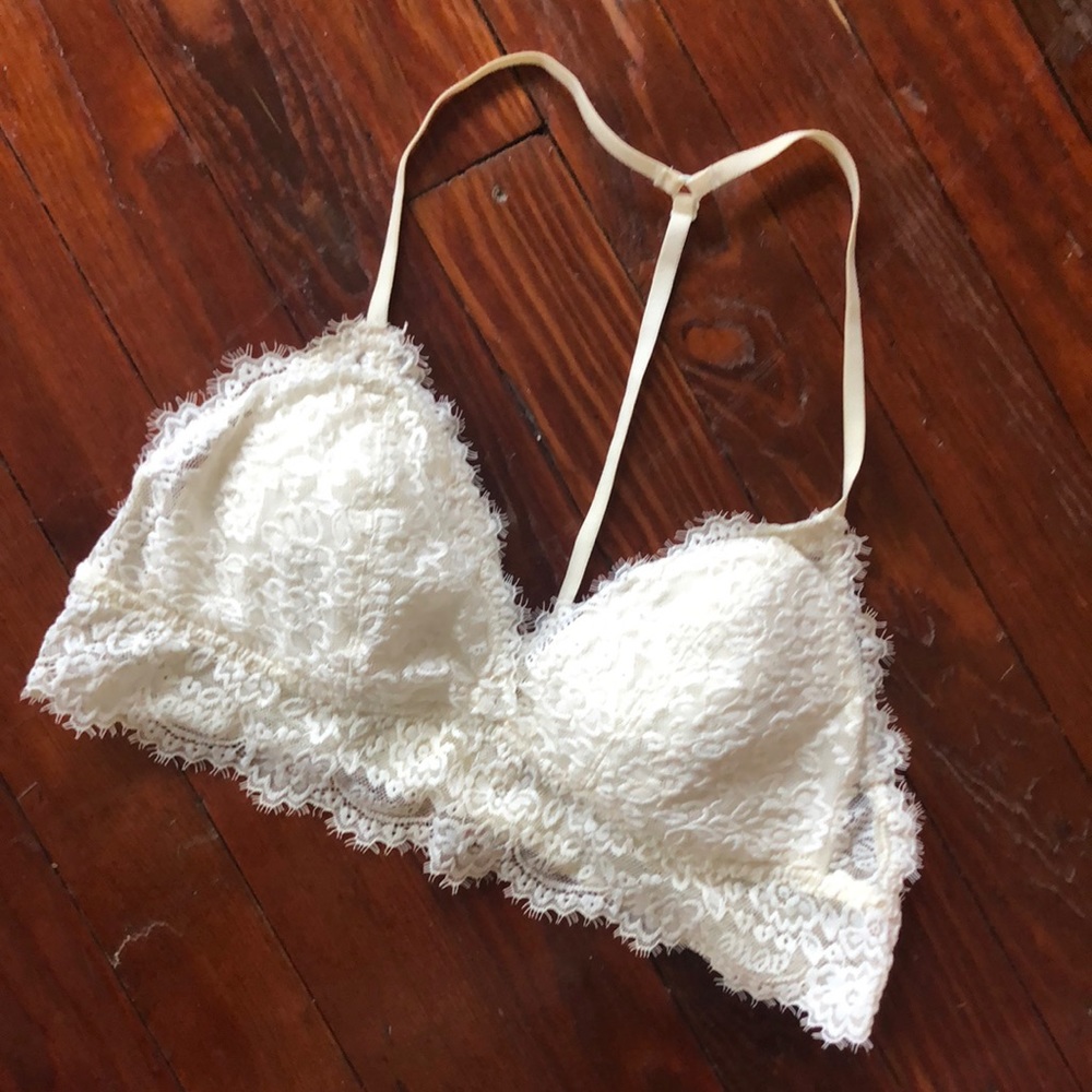 Aerie White Bralette